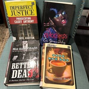 Lot of 4 LARGE PRINT adult books, all hardcover